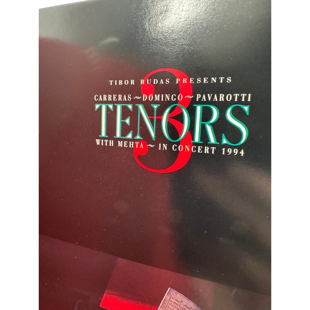 The 3 Tenors In Concert 1994 Hardcover Book Carreras Domingo Pavarotti Mehta‎